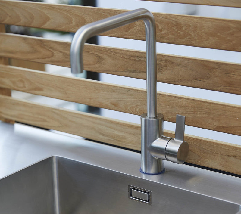 Drop Kitchen - Cane Line - Outdoor Furniture - Stainless Steel With Sink - No Add - Ons - HORNE