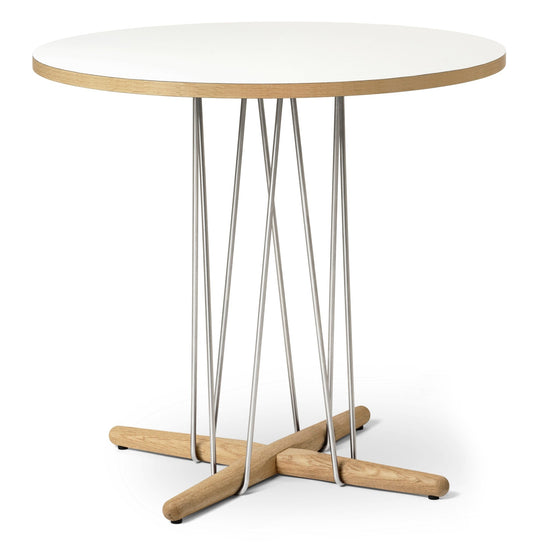 E020 Embrace Table - Carl Hansen & Son - Tables - Ø31.5" - White Top - HORNE