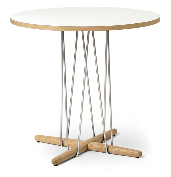 E020 Embrace Table - Carl Hansen & Son - Tables - Ø31.5" - White Top - HORNE