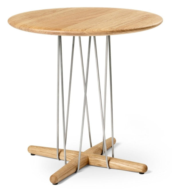 E021 Embrace Lounge Table - Carl Hansen & Son - Tables - 18.9"Ø/Stainless Steel - HORNE
