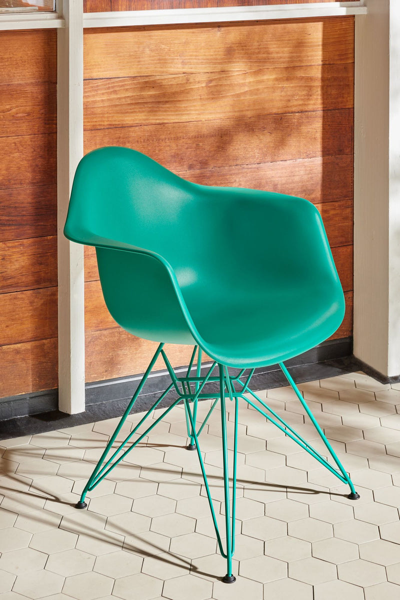 Eames® Molded Plastic Armchair, Herman Miller x HAY - Herman Miller® - Chairs - Iron Red - HORNE