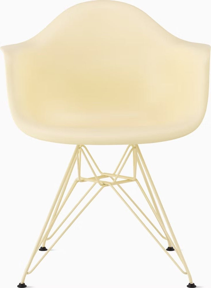 Eames® Molded Plastic Armchair, Herman Miller x HAY - Herman Miller® - Chairs - Powder Yellow - HORNE
