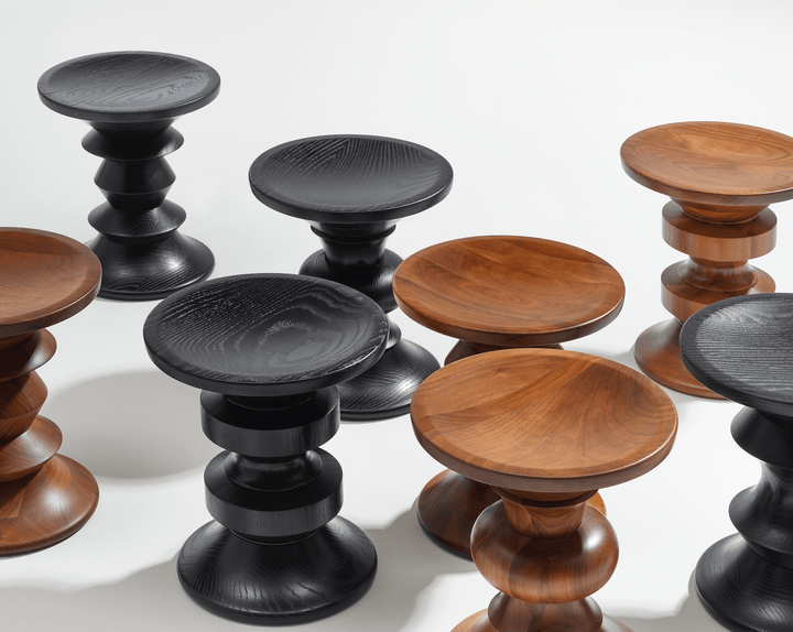 Eames® Turned Stool - Shape C - Herman Miller® - Stools + Benches + Ottomans - Ebony - HORNE