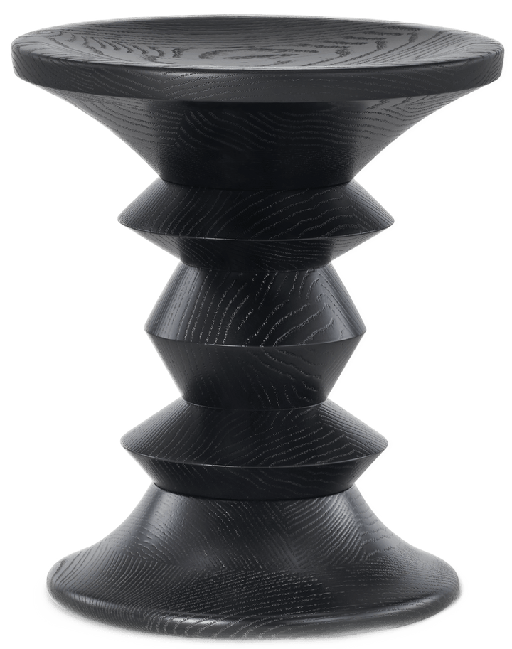 Eames® Turned Stool - Shape C - Herman Miller® - Stools + Benches + Ottomans - Ebony - HORNE