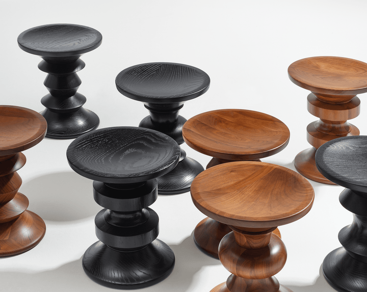 Eames® Turned Stool - Shape D - Herman Miller® - Stools + Benches + Ottomans - Ebony - HORNE