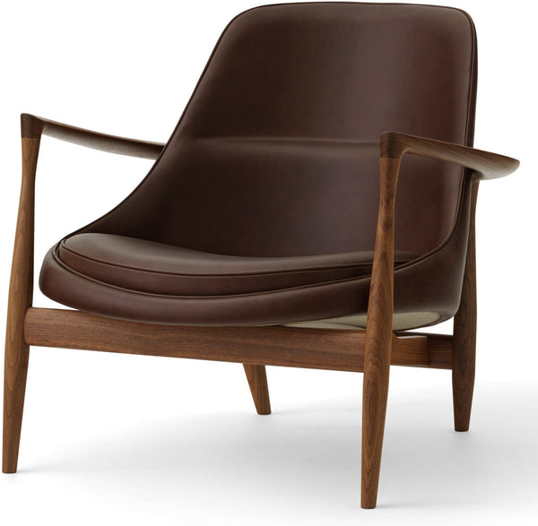 Elizabeth Lounge Chair - Audo Copenhagen - Chairs - Natural Oak - Dunes Leather - Cognac - HORNE