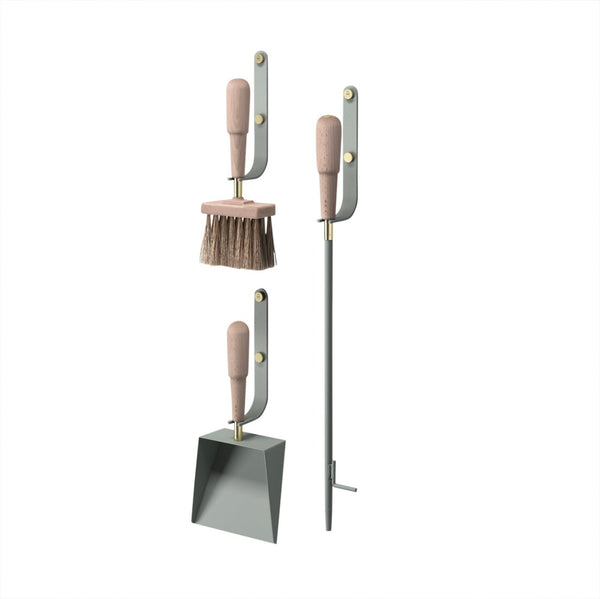 Emma Wall Fireplace Set - Eldvarm - Fireplace - Lichen - HORNE