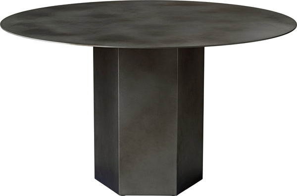 Epic Steel Dining Table - Gubi - Tables + Desks - Misty Gray - HORNE