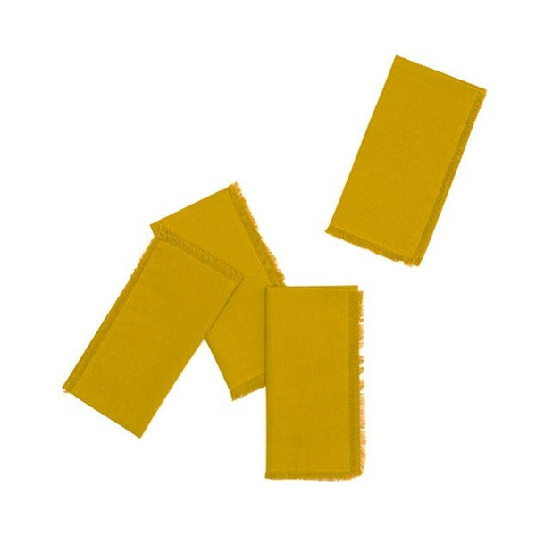 Essential Dinner Napkin - Set of 4 - Hawkins New York - Kitchen + Table Linens - Mustard - HORNE