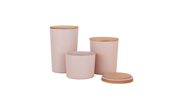 Essential Storage Containers - Set of 3 - Hawkins New York - Organization + Food Storage - Blush - HORNE