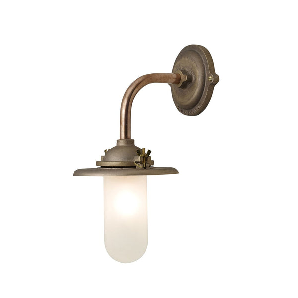 Exterior Bracket Light - Davey Lighting - Outdoor Lights - Sandblasted Bronze, Frosted Glass - HORNE