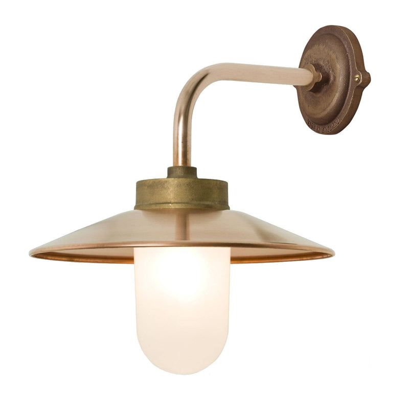 Exterior Right Angle Bracket Light - Davey Lighting - Outdoor Lights - Bronze, Clear Glass - HORNE