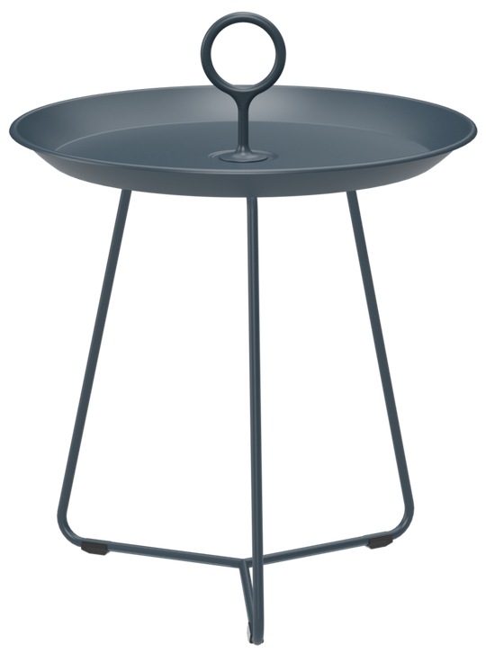 EYELET Tray Table - HOUE - Outdoor Furniture - 17.7"Ø - Midnight Blue - HORNE