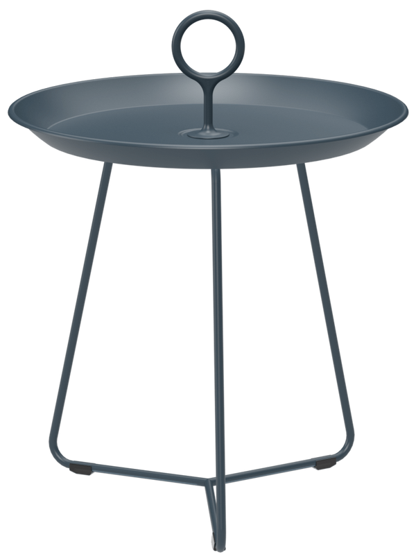 EYELET Tray Table - HOUE - Outdoor Furniture - 17.7"Ø - Midnight Blue - HORNE