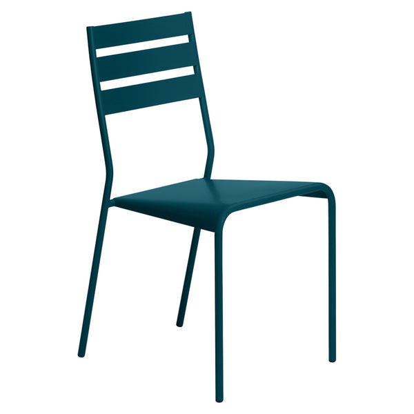 Facto Chair - Set of 2 - Fermob - Outdoor Furniture - Acapulco Blue - HORNE
