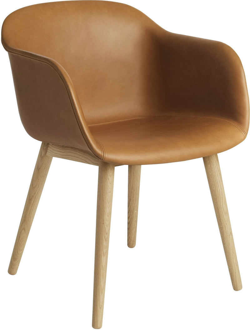 Fiber Armchair - Wood Base - Muuto - Chairs - Black Shell & Black Base - HORNE