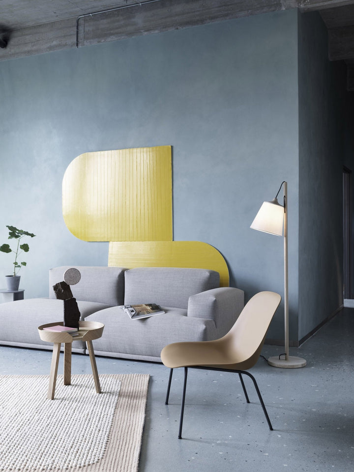 Fiber Lounge Chair - Muuto - Chairs - Wood Base - Tan Steelcut Trio 236 - HORNE