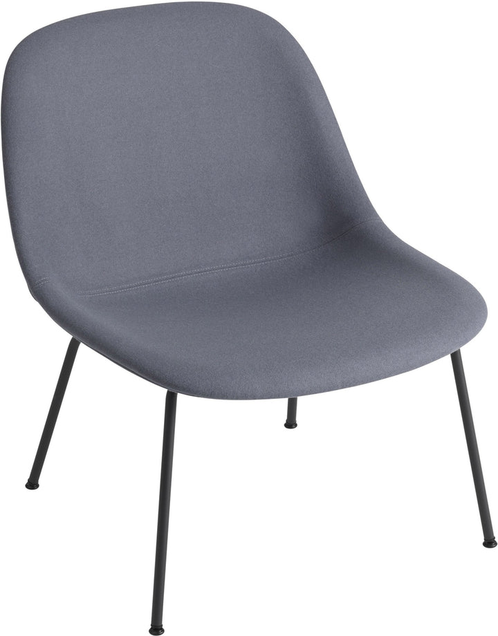 Fiber Lounge Chair - Muuto - Chairs - Tube Base - Grey Divina 154 - HORNE