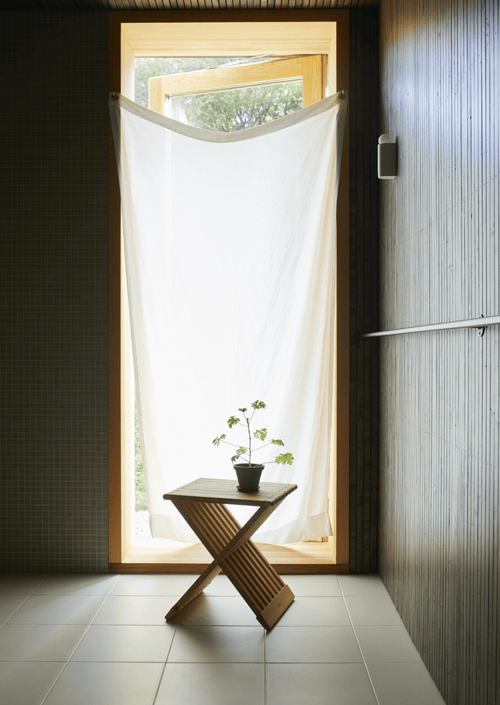 Fionia Folding Stool/Table - Teak - Skagerak by Fritz Hansen - Outdoor Furniture - HORNE