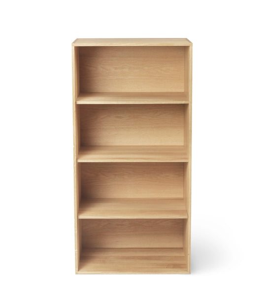 FK63 Deep Bookcase Upright - 2 Partitions - Carl Hansen & Son - Shelving - HORNE