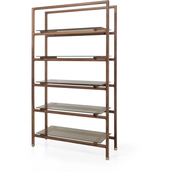 Float Bookshelf - Small - WeWOOD - Shelving - Walnut - With Cabinet - HORNE