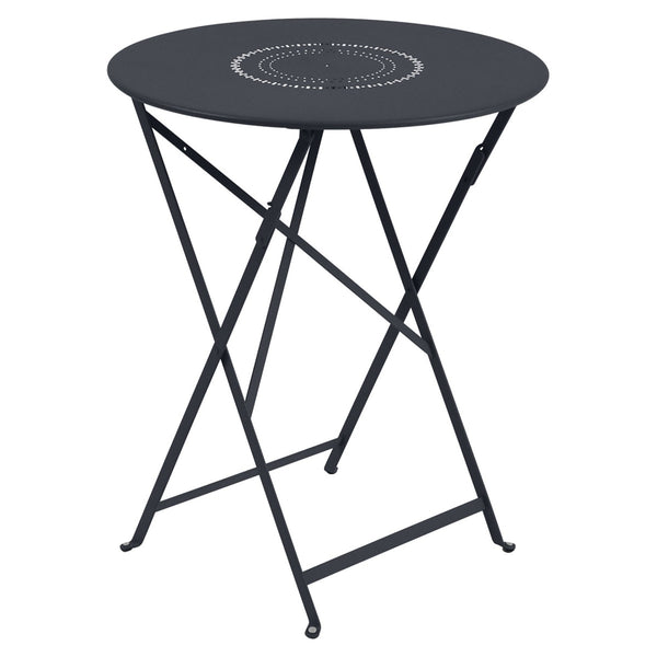 Floreal Perforated Table 24" - Fermob - Outdoor Furniture - Anthracite - HORNE