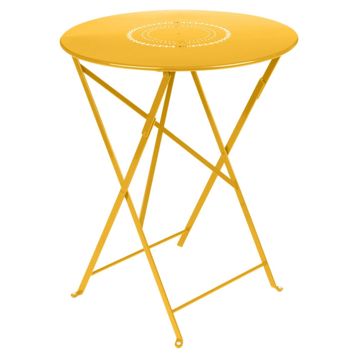 Floreal Perforated Table 24" - Fermob - Outdoor Furniture - Honey Textured - HORNE