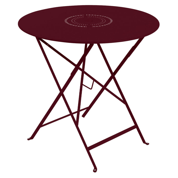 Floreal Perforated Table 30" - Fermob - Outdoor Furniture - Black Cherry - HORNE