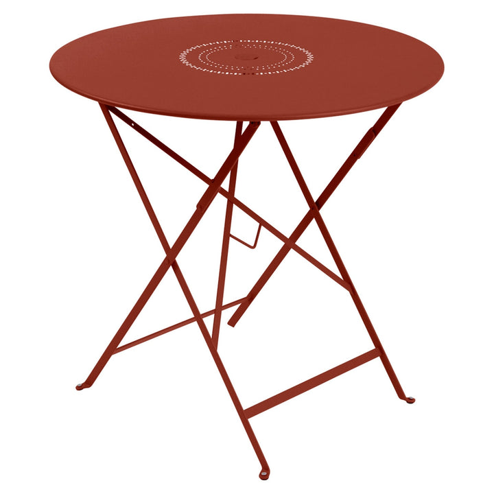 Floreal Perforated Table 30" - Fermob - Outdoor Furniture - Red Ochre - HORNE
