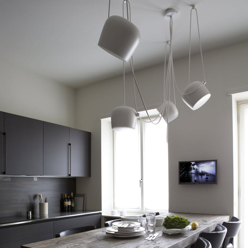 Flos AIM Multi - Pendant Canopy - Flos - Pendants - White - HORNE