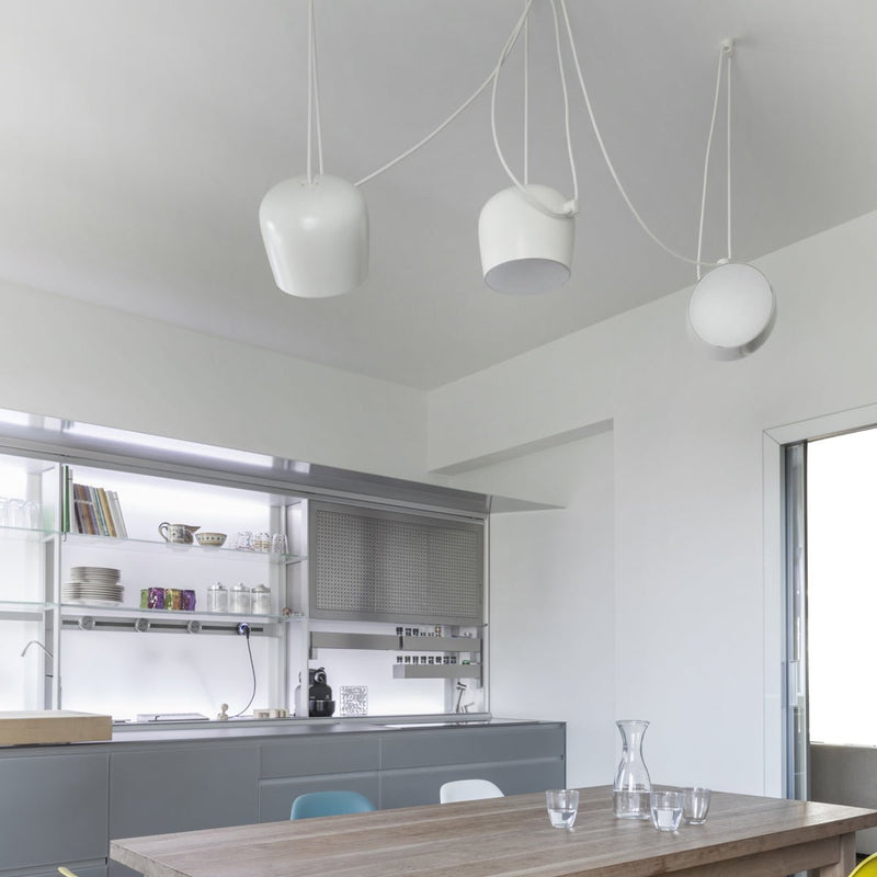 Flos AIM Multi - Pendant Canopy - Flos - Pendants - White - HORNE