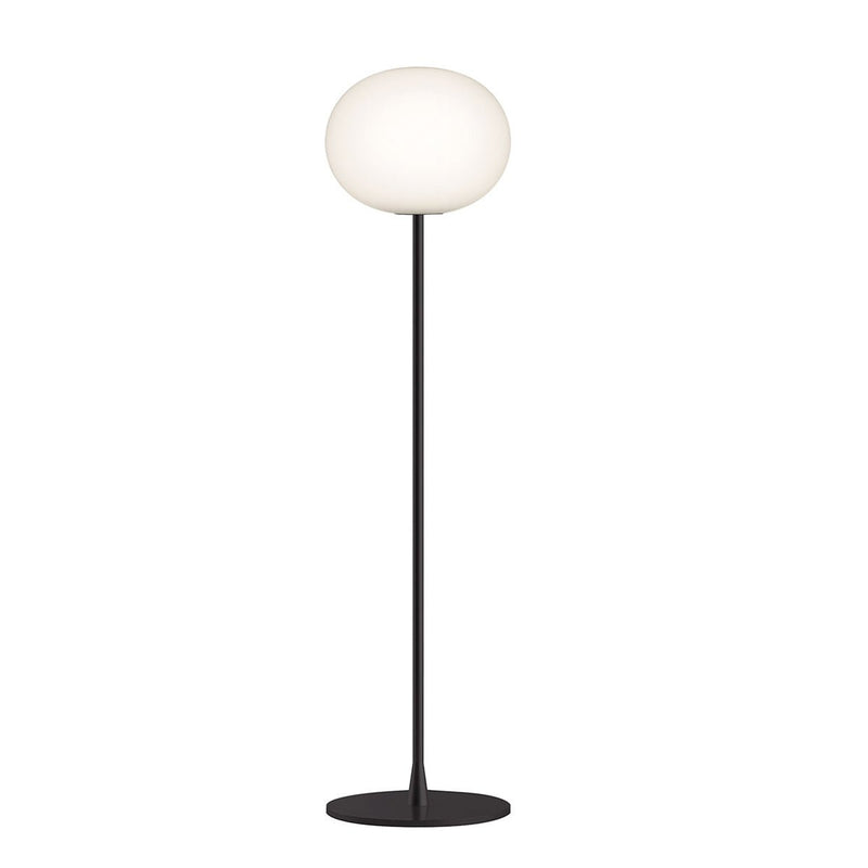Flos Glo - Ball Dimmable Floor Lamp - Large/F3 - Flos - Floor Lamps - Matte Black - F3: 72.83