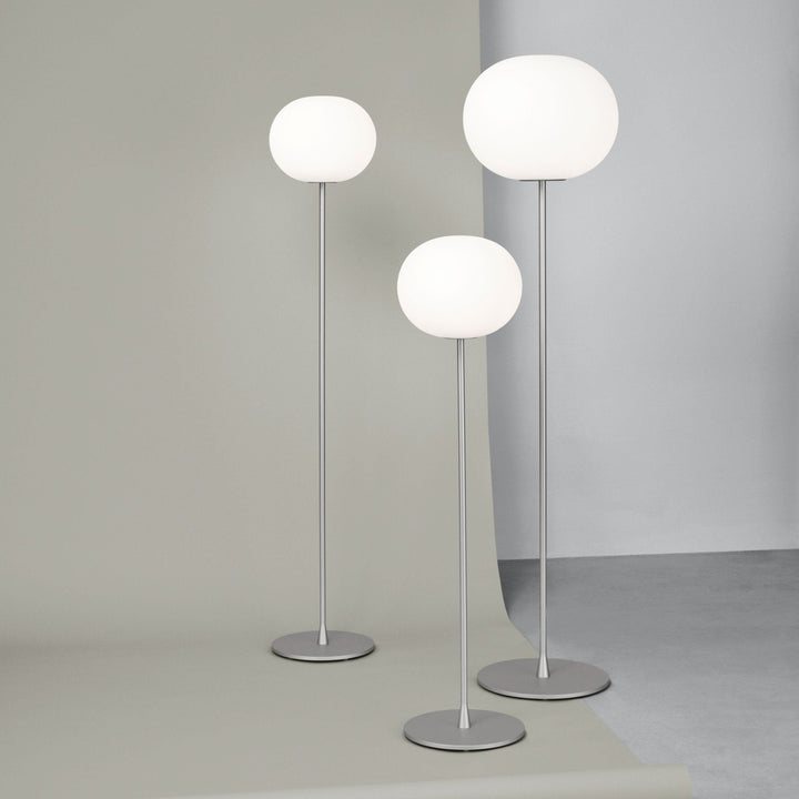 Flos Glo - Ball Dimmable Floor Lamp - Small/F1 - Flos - Floor Lamps - Matte Black - F1: 53.14" - HORNE