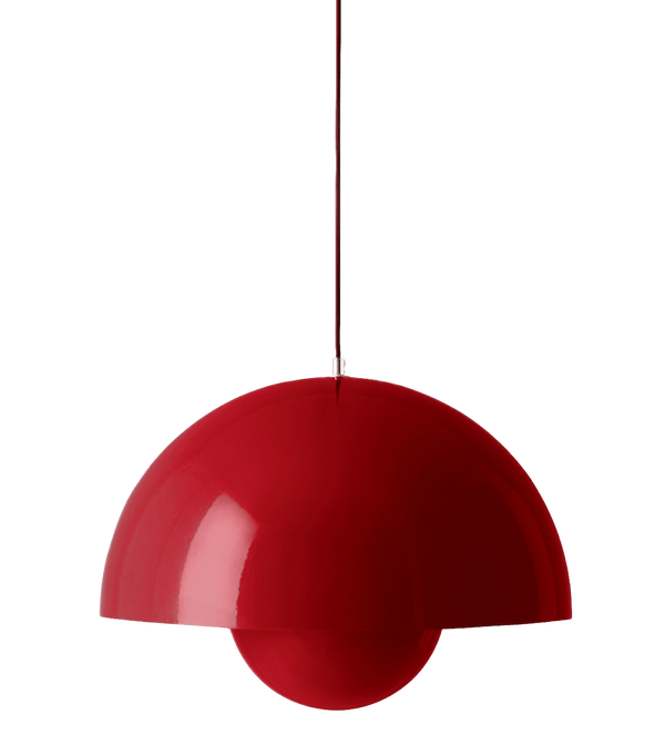 Flowerpot VP2 Pendant - &Tradition - Pendants - Vermilion Red - Not UL Listed - HORNE