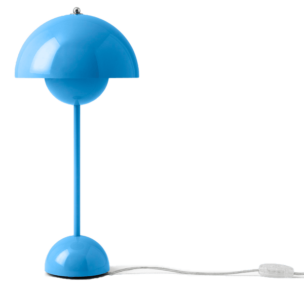 Flowerpot VP3 Table Lamp - &Tradition - Table + Task - Swim Blue - HORNE
