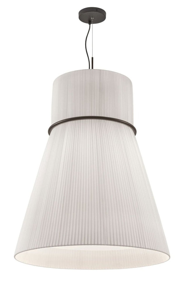 Folie S/70 Pendant Light - Bover - Pendants - Black Frame/ White Shade - HORNE