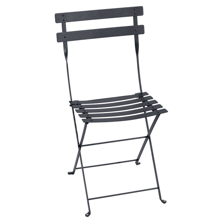 French Bistro Folding Chair - Set of 2 - Fermob - Outdoor Furniture - Anthracite - HORNE