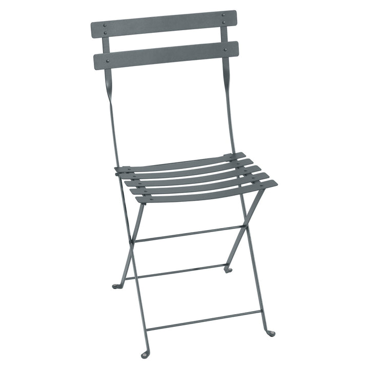 French Bistro Folding Chair - Set of 2 - Fermob - Outdoor Furniture - Storm Grey - HORNE