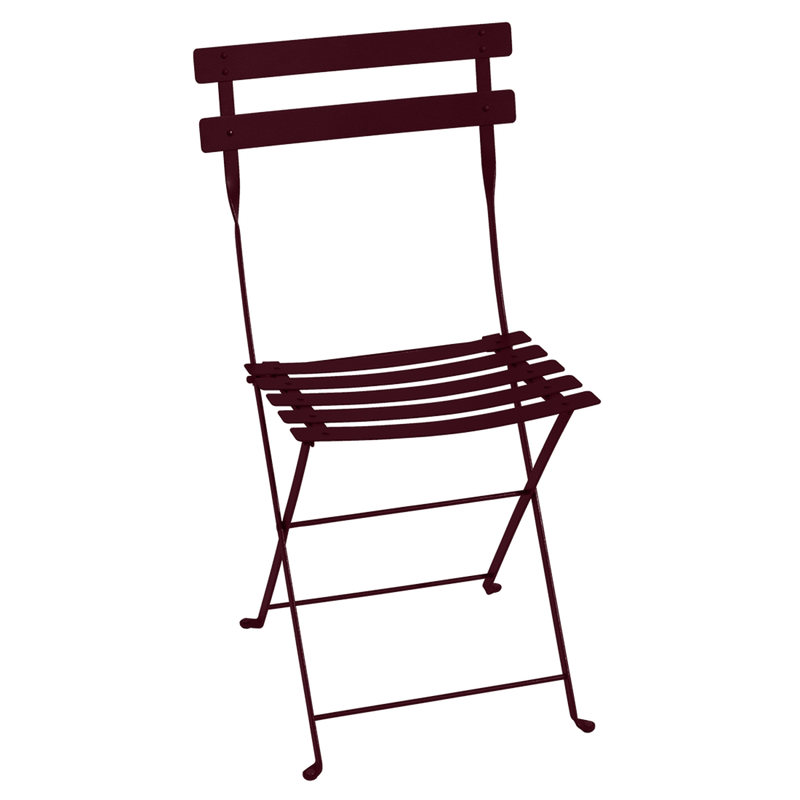French Bistro Folding Chair - Set of 2 - Fermob - Outdoor Furniture - Acapulco Blue - HORNE