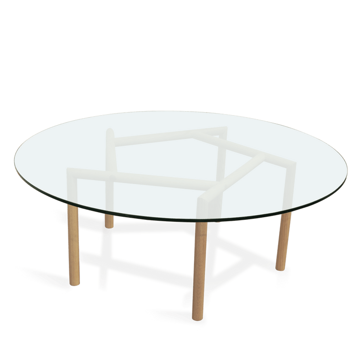 Gallagher Coffee Table - Tronk - Tables + Desks - Oak - Clear - HORNE