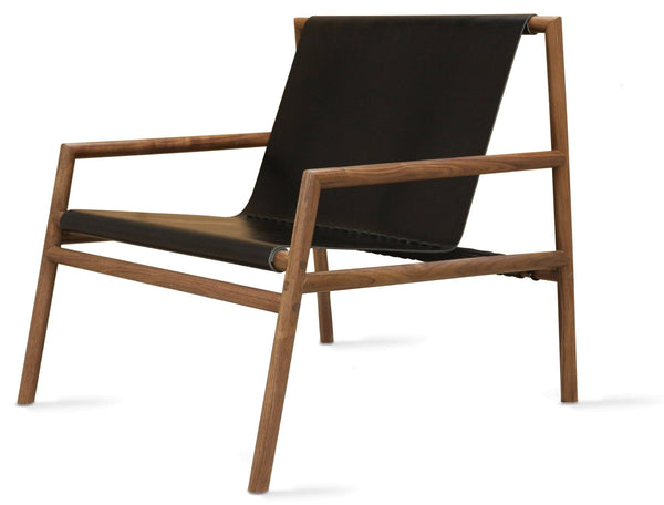 Gallagher Lounge Chair - Walnut - Tronk - Chairs - Black - HORNE