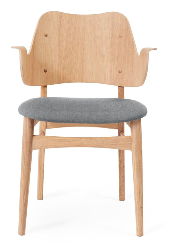 Gesture Dining Chair - Upholstered Seat - Warm Nordic - Chairs - Canvas 134/ Oak - HORNE