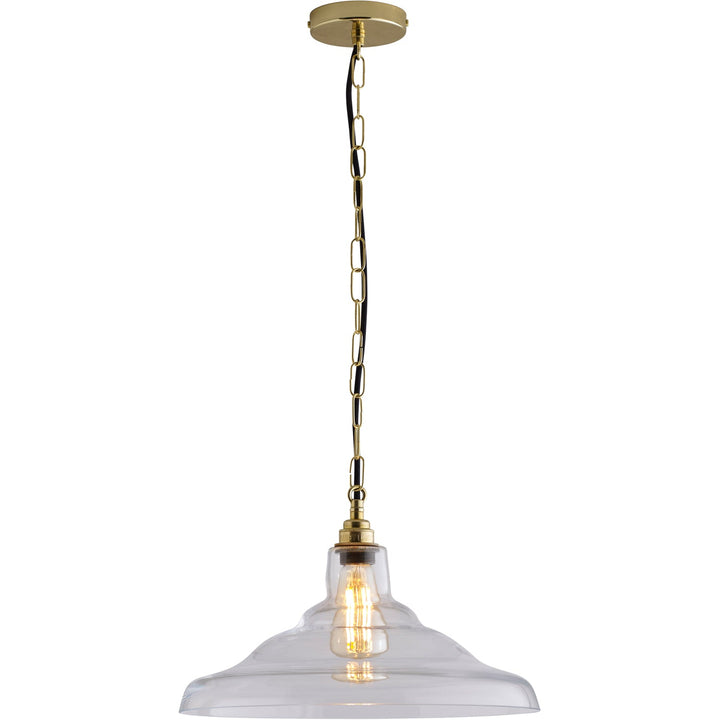 Glass School Pendant Light Size 2