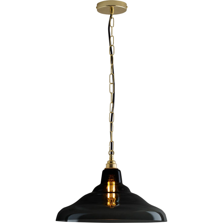 Glass School Pendant Light Size 2