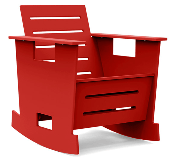 Go Club Rocking Chair - Loll Designs - Outdoor Furniture - Apple Red - HORNE