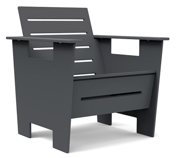 Go Lounge Chair - Loll Designs - Outdoor Furniture - Charcoal Grey - HORNE