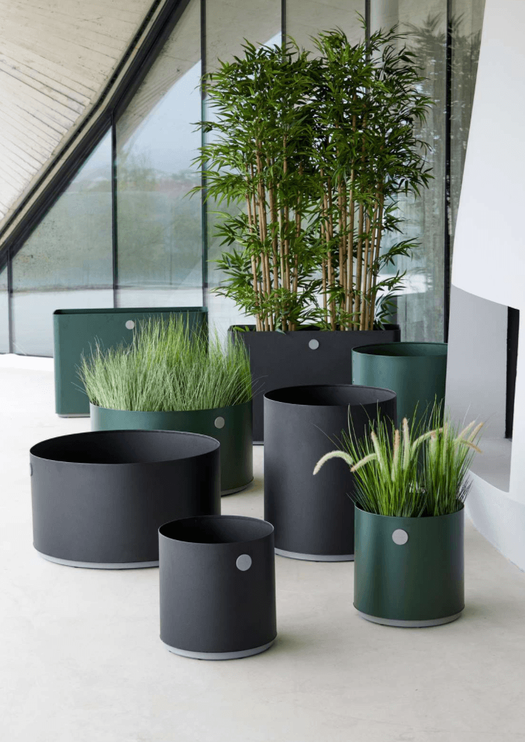 Grow Parasol Base With Wheels - Cane Line - Planters - HORNE