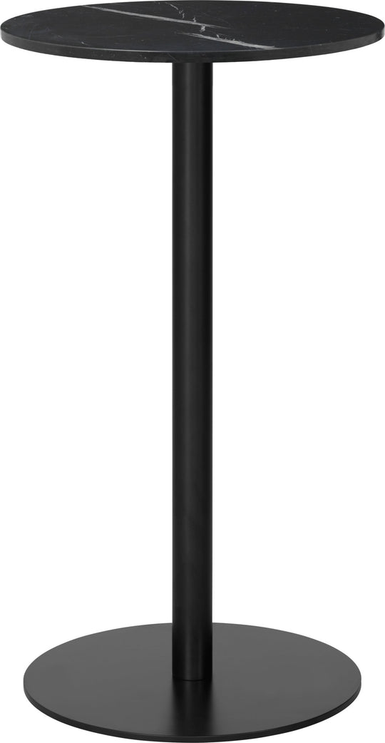 Gubi 1.0 Bar Table - Ø60 - Gubi - Tables + Desks - Black - Black Marquina - HORNE