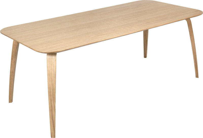 Gubi Dining Table Rectangular - Gubi - Tables + Desks - Black Stained Ash - HORNE