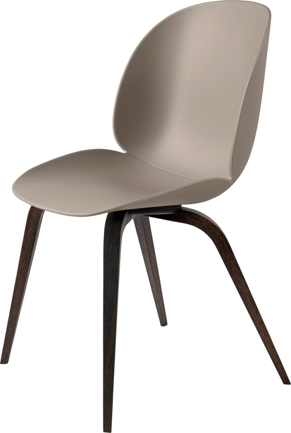 Beetle Dining Chair - Smoked Oak Base - Gubi - Chairs - New Beige - HORNE